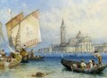 San Giorgio Maggiore viktorianisch Myles Birket Foster Venedig